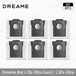 Dreame L10s Ultra Gen2 / L30s Ultra Robot Vacuum Cleaner Accessories Main Side Brush Mop Cloth Hepa Filter Dust Bag Spare Parts