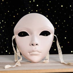 Hand Paint Cosplay Party Mask Anime Mask Costume Accessories Carnival Mask Halloween DIY Decorate party decorations Role play