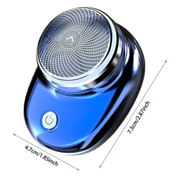 Men Beard Trimmer Shaving Machine Rechargeable Electric Razors Pocket Size Electric Beard Trimmer for Men Teen Boys Face Beards