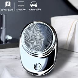 Men Beard Trimmer Shaving Machine Rechargeable Electric Razors Pocket Size Electric Beard Trimmer for Men Teen Boys Face Beards