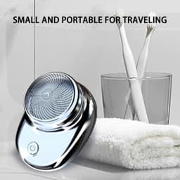Men Beard Trimmer Shaving Machine Rechargeable Electric Razors Pocket Size Electric Beard Trimmer for Men Teen Boys Face Beards