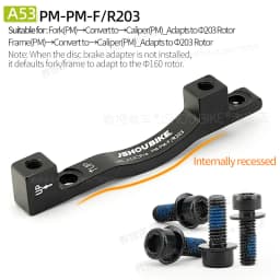 PM/IS MTB Disc Brake Mount Adapter 140mm 160mm 180mm 203mm Rotor Mountain Bike Fork Frame Rear Caliper Converter For Shimano