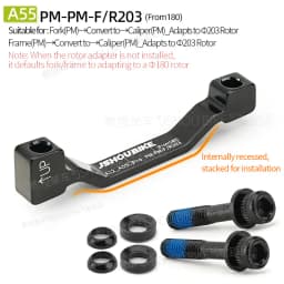 PM/IS MTB Disc Brake Mount Adapter 140mm 160mm 180mm 203mm Rotor Mountain Bike Fork Frame Rear Caliper Converter For Shimano