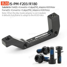 PM/IS MTB Disc Brake Mount Adapter 140mm 160mm 180mm 203mm Rotor Mountain Bike Fork Frame Rear Caliper Converter For Shimano