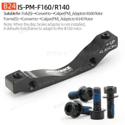 PM/IS MTB Disc Brake Mount Adapter 140mm 160mm 180mm 203mm Rotor Mountain Bike Fork Frame Rear Caliper Converter For Shimano
