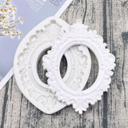 Frame Silicone Mold Sugarcraft Chocolate Cupcake Baking Mold Fondant Cake Decorating Tools