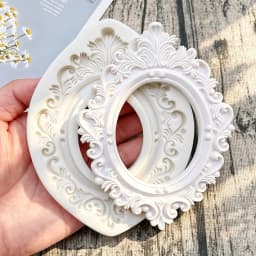Frame Silicone Mold Sugarcraft Chocolate Cupcake Baking Mold Fondant Cake Decorating Tools