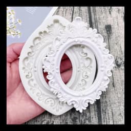 Frame Silicone Mold Sugarcraft Chocolate Cupcake Baking Mold Fondant Cake Decorating Tools
