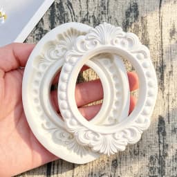 Frame Silicone Mold Sugarcraft Chocolate Cupcake Baking Mold Fondant Cake Decorating Tools