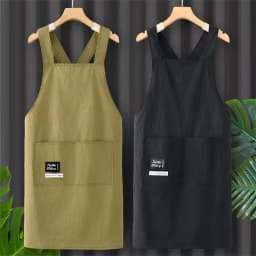 New Korean Household Kitchen Adult Waist Apron Waterproof Oil Resistant Cooking Chef Workwear for Catering Waiter Work Clothes