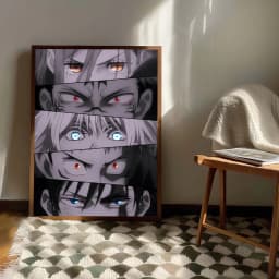 Anime Jujutsu Kaisen Prints Poster Itadori Yuji Fushiguro Megumi Sukuna Collage Canvas Painting Home Decor Poster Fans Gifts