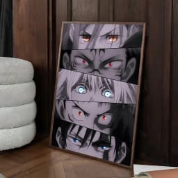 Anime Jujutsu Kaisen Prints Poster Itadori Yuji Fushiguro Megumi Sukuna Collage Canvas Painting Home Decor Poster Fans Gifts