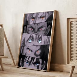 Anime Jujutsu Kaisen Prints Poster Itadori Yuji Fushiguro Megumi Sukuna Collage Canvas Painting Home Decor Poster Fans Gifts