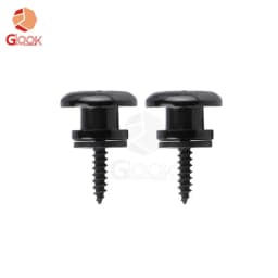 Mushroom Head Guitar Strap Buckle Bass Button Acoustic Electric Guitar Strap Staples Tail Clips - Set of 6
