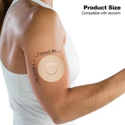 10PC Libre 1/2/3/Pro Sensor Covers Waterproof,Non-Fraying,Extreme CGM Tape,Continuous Glucose Monitor Patch