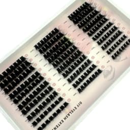 New 3D Grafting 10 Rows 60P+80P+100P Self Grafting DIY Mixed Cluster Packaging Mink Makeup False Eyelash Beauty Tool Wholesale