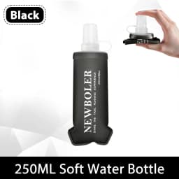 150/250/500ml Sport Water Bottle TPU Folding Soft Flask Drink Portable Water Bottle Running Hiking Bicycle Fitness Water Bag