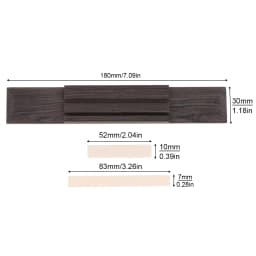 1 Set Wood Acoustic Guitar Bridge Bridge Pins / Saddle / Nut Saddle Guitar Parts for 40 41 Inch Acoustic Folk Guitar