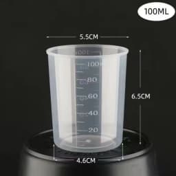 Mini 100/160ml Rice Measuring Cup Plastic with Scale Measuring Jugs Clear Digital Kitchen Scale Measurement Tools