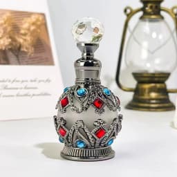 1PCS Luxury Perfume Bottle Essential Oil Bottle 15ml Empty Bottle Storage Bottle Gift Glass Perfume Bottle Portable Bottles