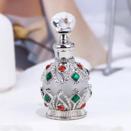 1PCS Luxury Perfume Bottle Essential Oil Bottle 15ml Empty Bottle Storage Bottle Gift Glass Perfume Bottle Portable Bottles