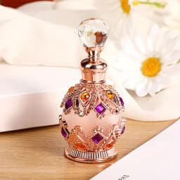 1PCS Luxury Perfume Bottle Essential Oil Bottle 15ml Empty Bottle Storage Bottle Gift Glass Perfume Bottle Portable Bottles