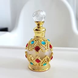 1PCS Luxury Perfume Bottle Essential Oil Bottle 15ml Empty Bottle Storage Bottle Gift Glass Perfume Bottle Portable Bottles