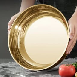 Commercial-Grade Stainless Mixing Bowls - Rustproof Non-Slip Base Dishwasher Safe for Dough/Food Prep/Soups