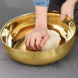 Commercial-Grade Stainless Mixing Bowls - Rustproof Non-Slip Base Dishwasher Safe for Dough/Food Prep/Soups