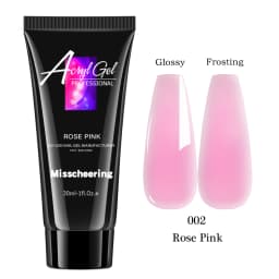 30ml Solid Color Nail Extension Gel Nail Build Poly Acrylic Gel Uv Led Quick Extension Of Crystal Model Painless Crystal Glue