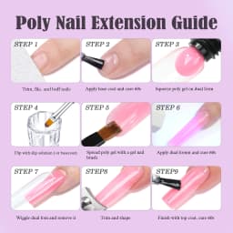 30ml Solid Color Nail Extension Gel Nail Build Poly Acrylic Gel Uv Led Quick Extension Of Crystal Model Painless Crystal Glue