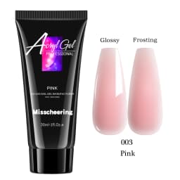 30ml Solid Color Nail Extension Gel Nail Build Poly Acrylic Gel Uv Led Quick Extension Of Crystal Model Painless Crystal Glue
