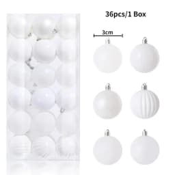 24Pcs 3cm Christmas Balls Christmas Tree Decoration Xmas Hanging Tree Pendants Home Party Christmas Tree Decor New Year Gifts