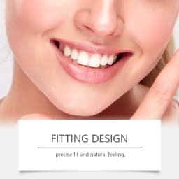 Upper and Lower Dentures False Teeth Full Set Improve Missing Broken Dark Tooth Improvement Temporary Dental Restoration Kit