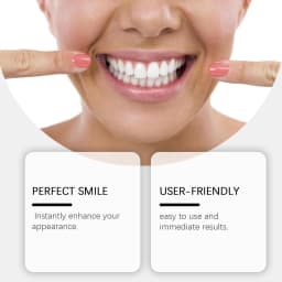 Upper and Lower Dentures False Teeth Full Set Improve Missing Broken Dark Tooth Improvement Temporary Dental Restoration Kit