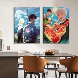 Anime The S-Summer Hikaru Died Poster High Quality Dorm Living Room Aesthetic Wall Decoration Painting Stickers Gift