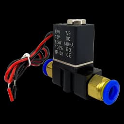 12V 24V 220V Pneumatic Electric Solenoid Valve 2 Position 2 Port Normally Closed Air Magnetic Valve 6mm 8mm Hose Barb Connection