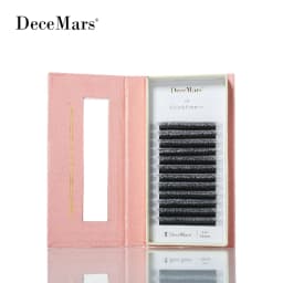 DeceMars 4D - W Shaped Eyelash Extension (12line/Tray) for Makeup
