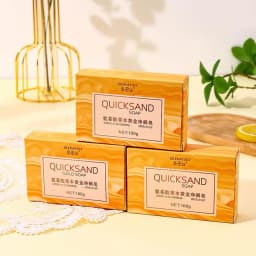 3/6PCS Gold Soap Handmade Essential Oil Soap Black Spots Remover Gentle Clean Shrink Pores Moisturizing Bath Body Face Bar Soap