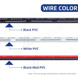 2Pin 2m/5m/10m/20m UL2468 2 Pins Electrical Wire 24 22 20AWG Tinned Copper Insulated PVC Extension LED Light Strip Cable 2-Pin