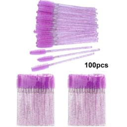 100pcs Disposable Eyelash Brushes Spoolies Micro Lash Mascara Wands Combs Wholesale For Eyelash Extension Makeup