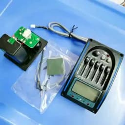 LC-5 5 Bands Acoustic Guitar Pickup EQ Preamp LCD Tuner Piezo Pickup Equalizer System