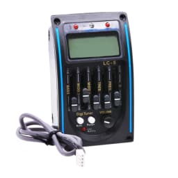 LC-5 5 Bands Acoustic Guitar Pickup EQ Preamp LCD Tuner Piezo Pickup Equalizer System
