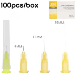 100pcs/box 30G 4mm 13mm Disposable Needle Small Painless Tattoo Needle Injection Needle surgical tool