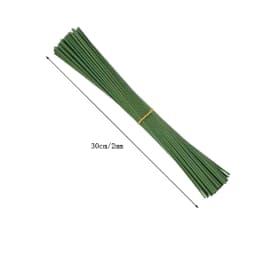 #26 #20 Paper Floral Wire 0.45mm/0.9mm Diameter 36cm 30mm Long Iron Wire Useds For DIY Nylon Stocking Flower Branche Making