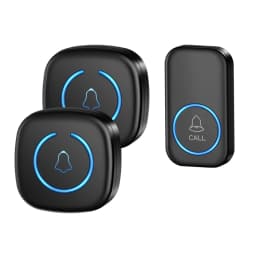 EZHEN Smart Wireless Doorbell Welcome Door Bell 60 song Ringtones Differentiated Doorbell Mute Home Office Call Bell US EU Plug
