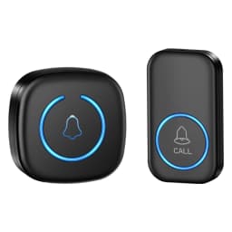 EZHEN Smart Wireless Doorbell Welcome Door Bell 60 song Ringtones Differentiated Doorbell Mute Home Office Call Bell US EU Plug