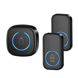 EZHEN Smart Wireless Doorbell Welcome Door Bell 60 song Ringtones Differentiated Doorbell Mute Home Office Call Bell US EU Plug