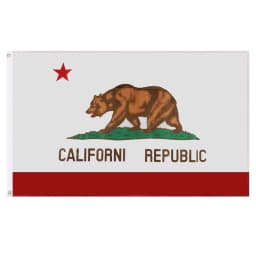 Aerxemrbrae 90X150cm New California Flag Double Side Printed Polyester Hanging New California Republic Flag for Decoration