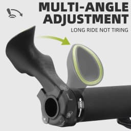 WEST BIKING 1 Pair Bicycle Bar Ends Lightweight Ergonomic Bike Extension Handlebar MTB Bicycle Handlebar Grips Bike Accessories